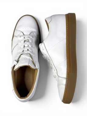 Classic GREATS Brooklyn White Leather Sneakers Men’s Size 9